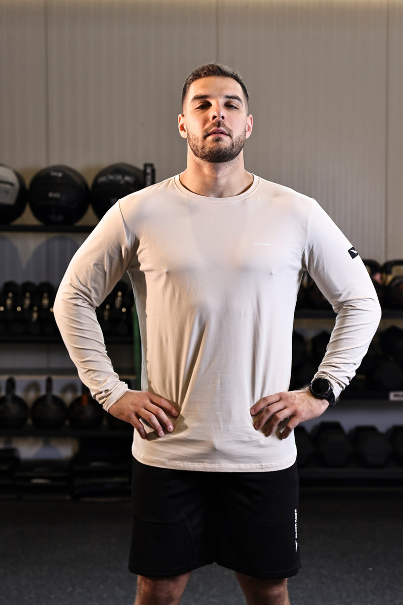 Long Sleeve Tee - Beige