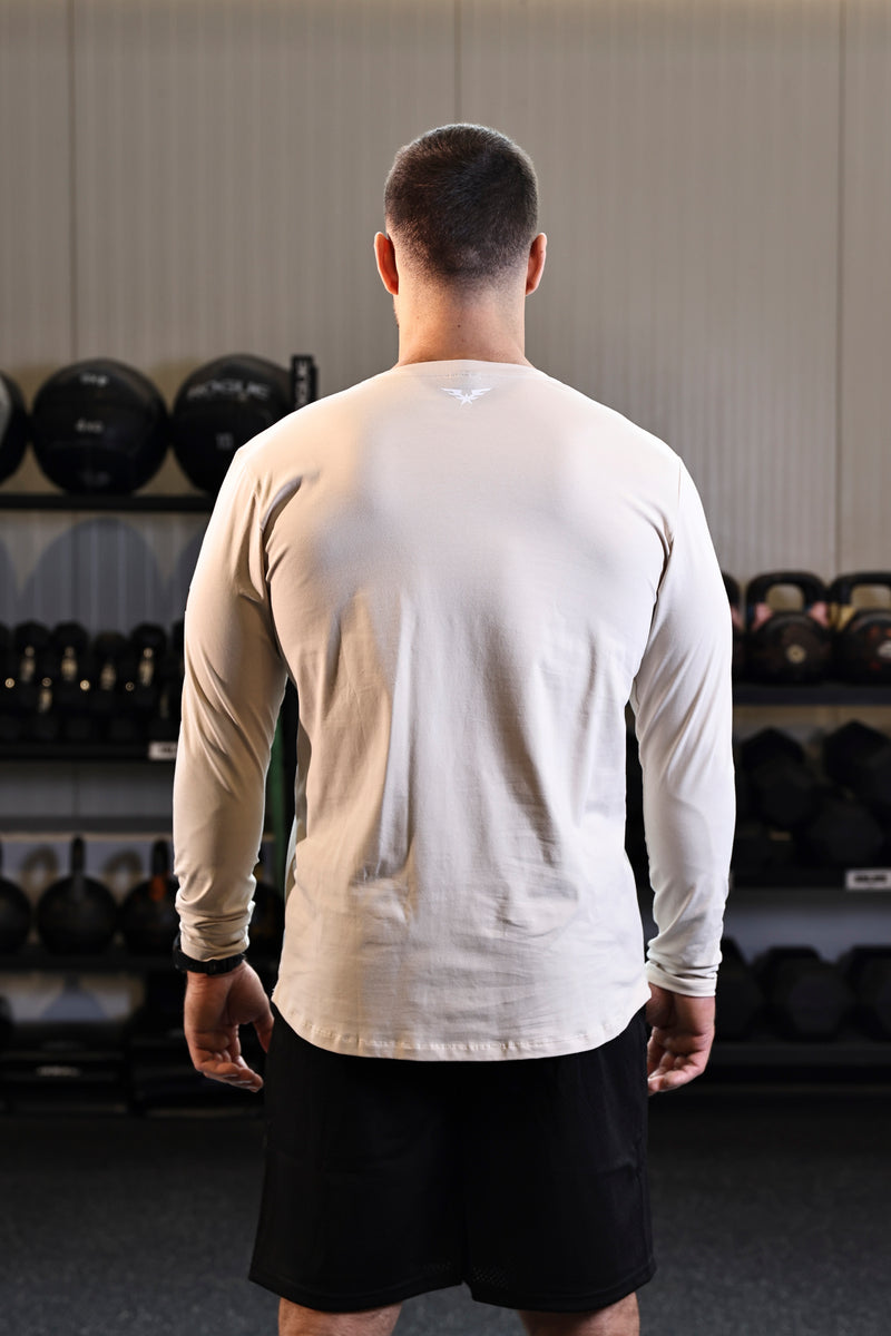 Long Sleeve Tee - Beige