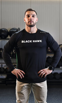 Long Sleeve Performance Tee - Black