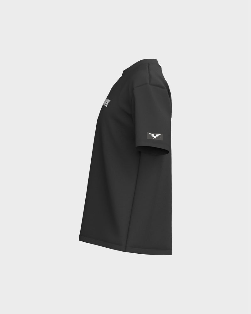 Oversized Drop Shoulder Tee - Black