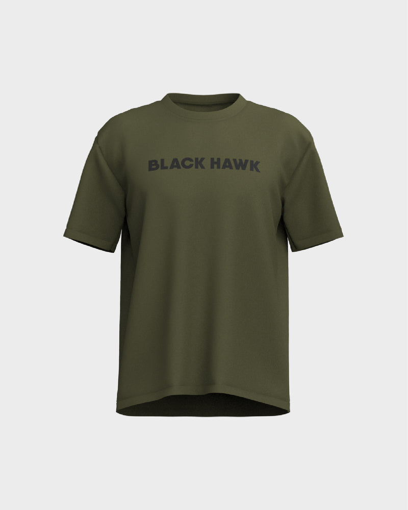 Oversized Drop Shoulder Tee - Green