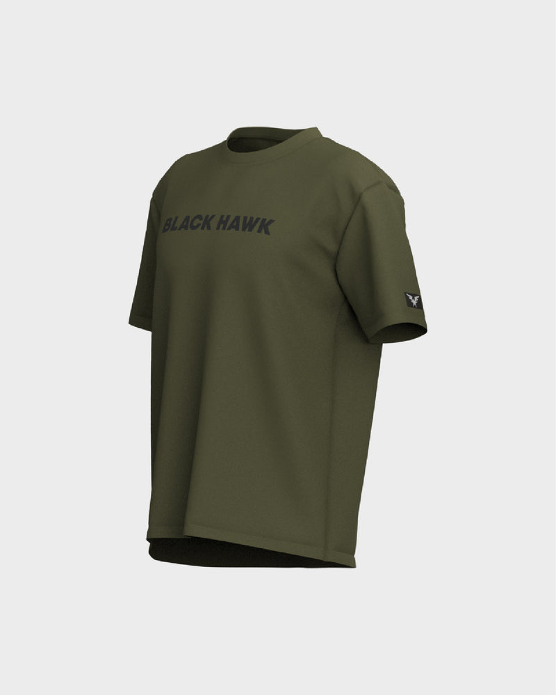 Oversized Drop Shoulder Tee - Green
