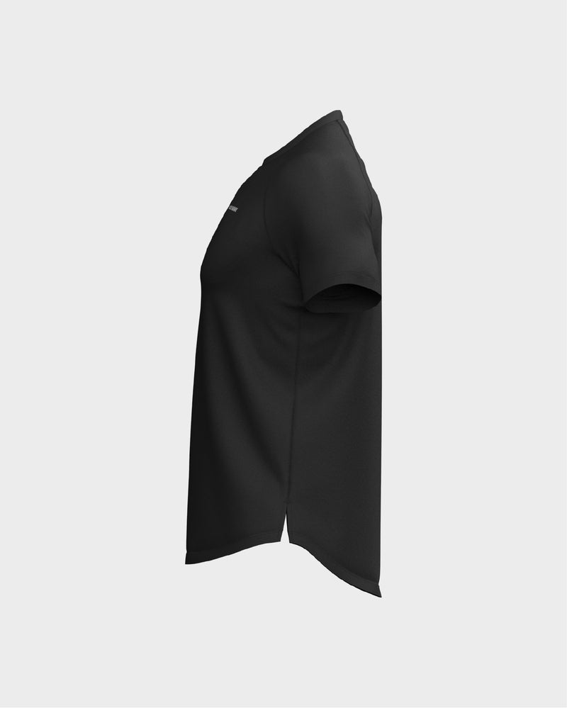 Raglan Sleeve Basic Tee - Black