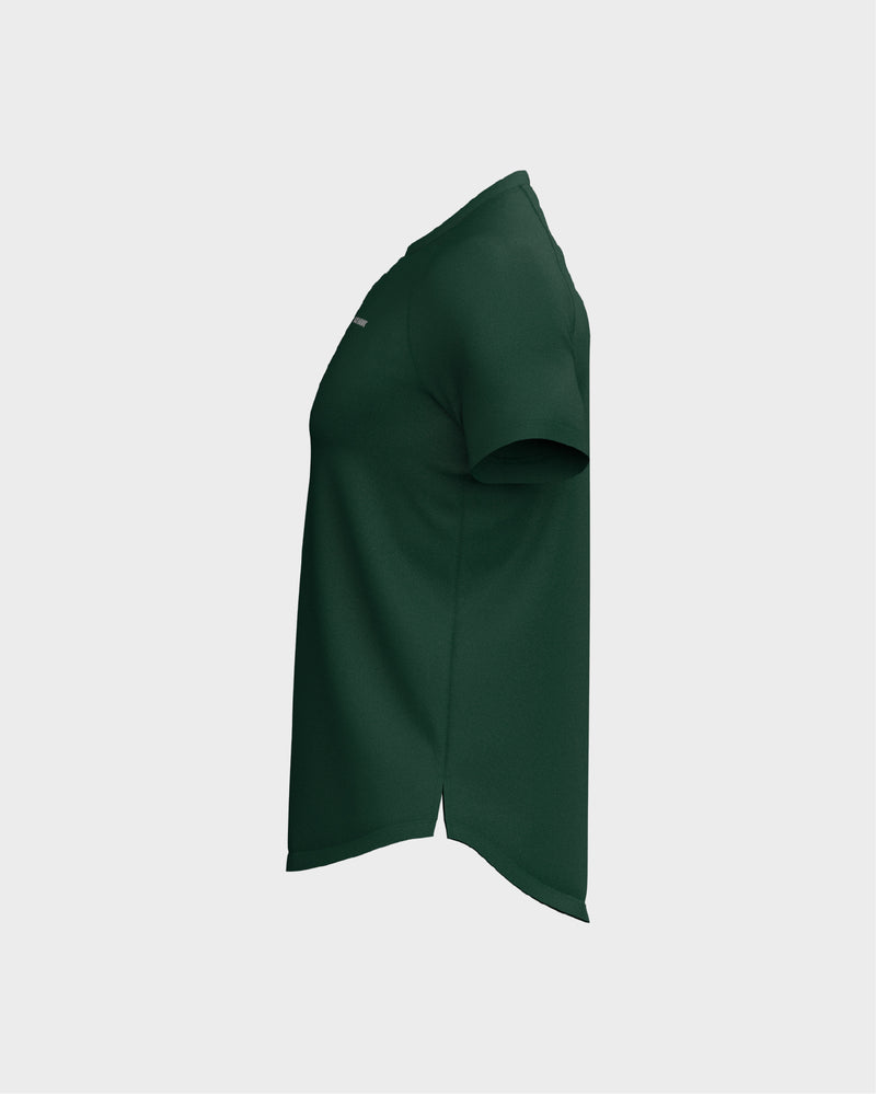 Raglan Sleeve Basic Tee - Green