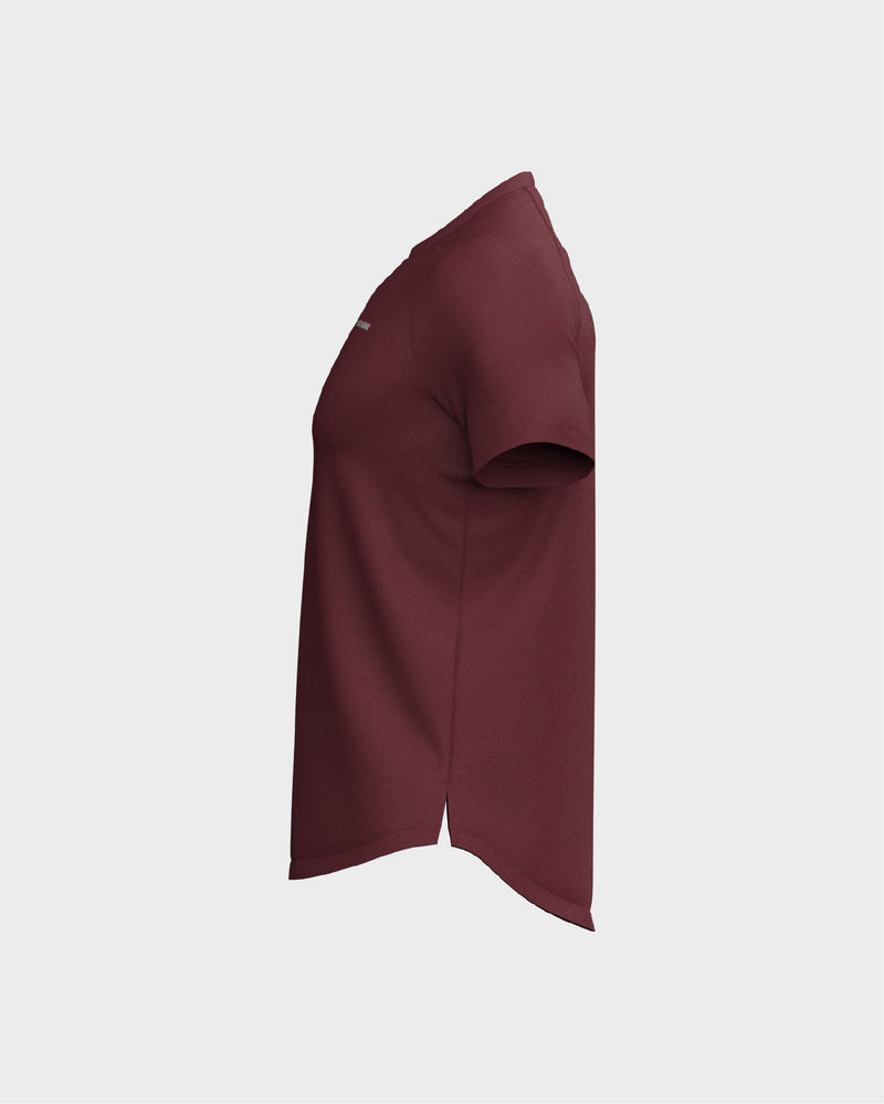 Raglan Sleeve Basic Tee - Red