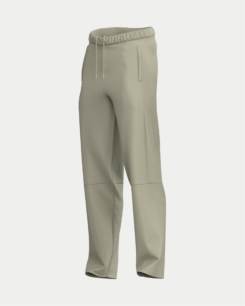 Relaxed Straight Leg Joggers - Khaki