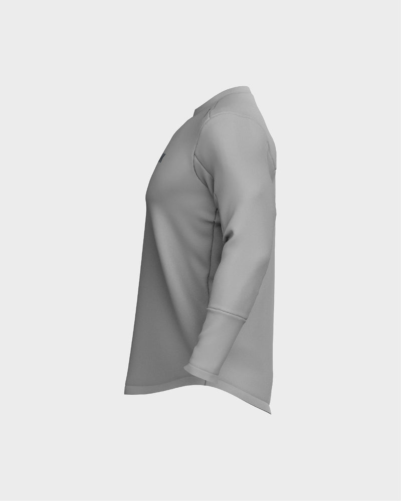 Long Sleeve Performance Tee - White