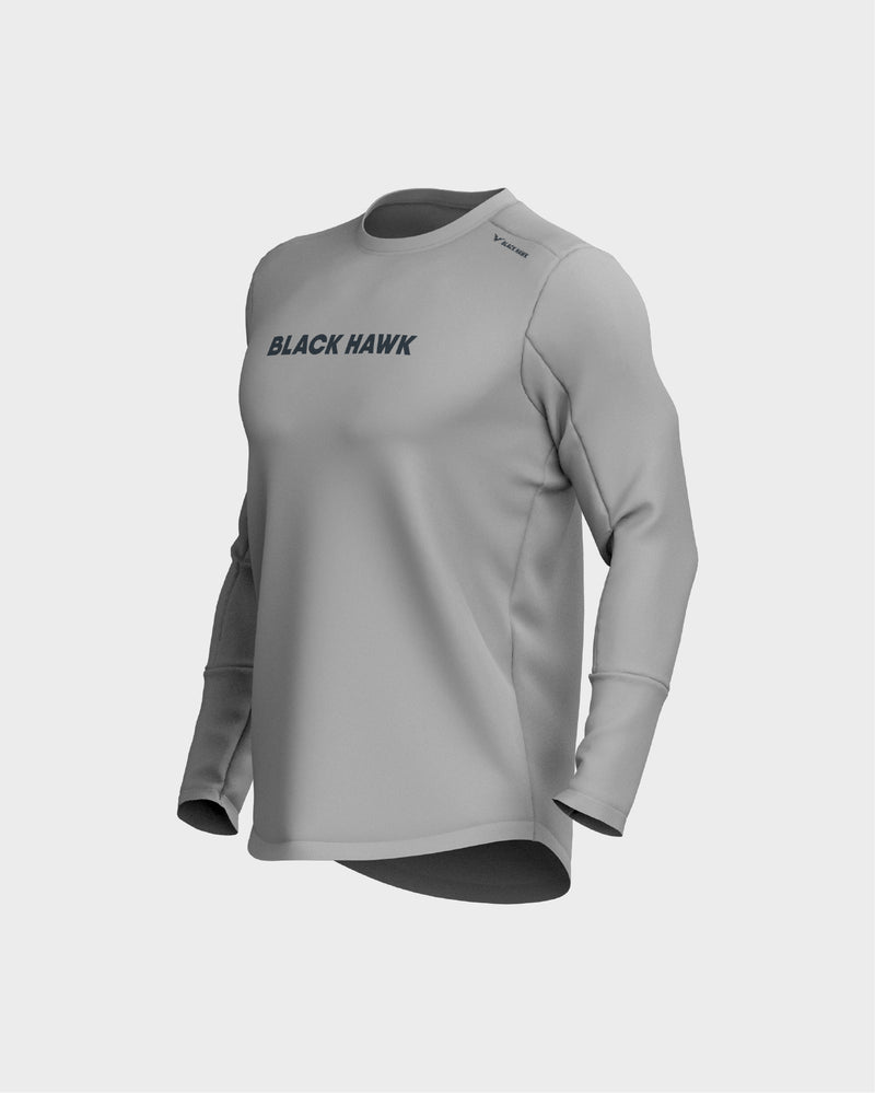 Long Sleeve Performance Tee - White