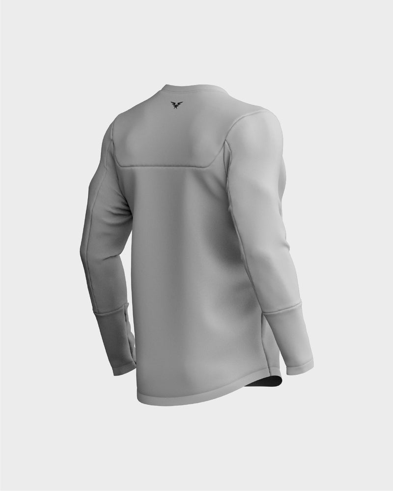 Long Sleeve Performance Tee - White