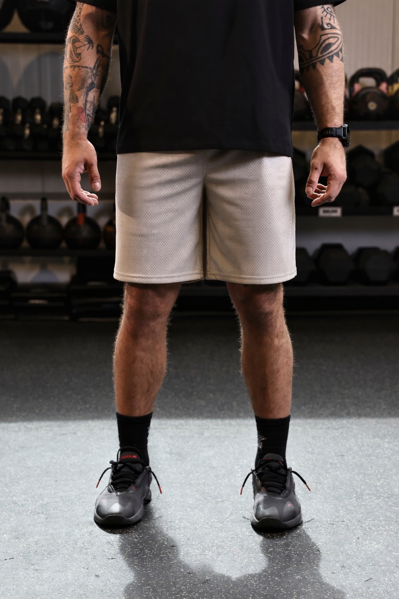 Mesh Shorts - Light Khaki