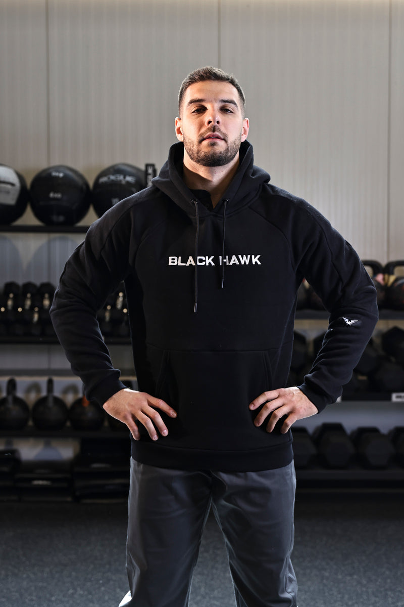 Pull Over Hoodie - Black