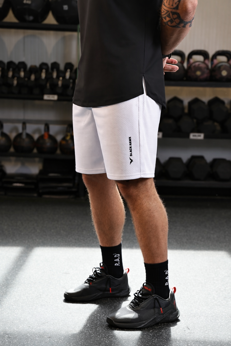 Mesh Shorts - White